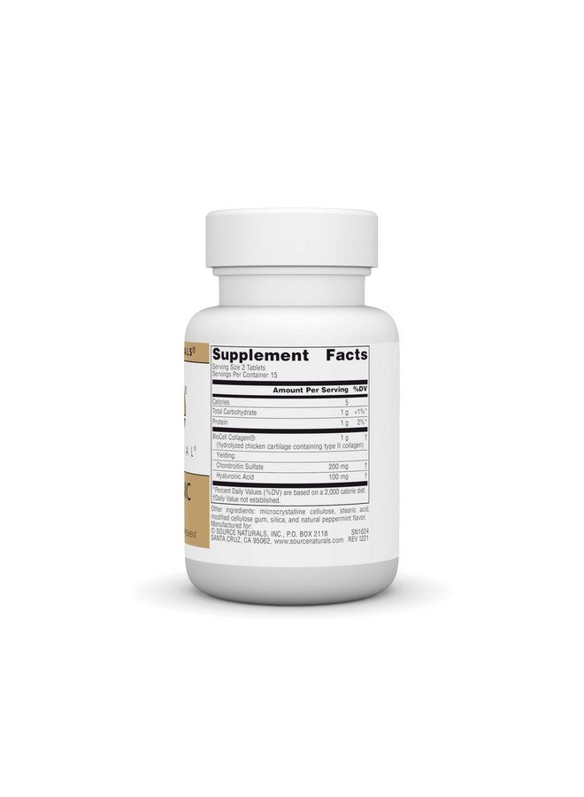 Source Naturals Skin Eternal Hyaluronic Acid, 50mg - 30 Tablets - Image 2