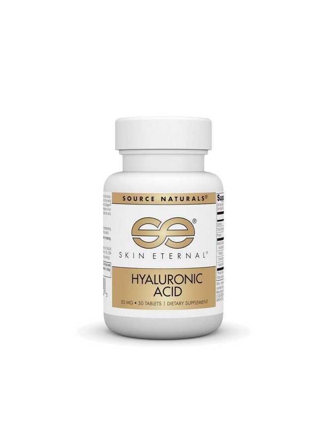 Source Naturals Skin Eternal Hyaluronic Acid, 50mg - 30 Tablets - Image 1