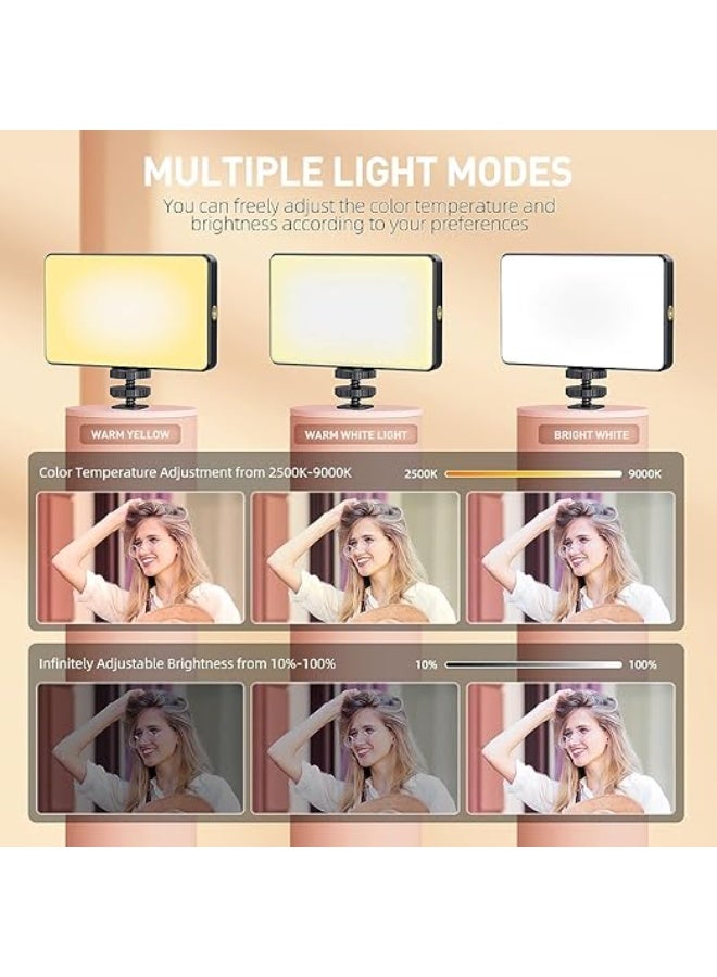 120 LED Phone Selfie Light, 5000mAh Rechargeable Video Light with Clip, 3 Light Modes for Phone, iPad, Camera, Laptop, Live Streaming, TikTok - Image 2