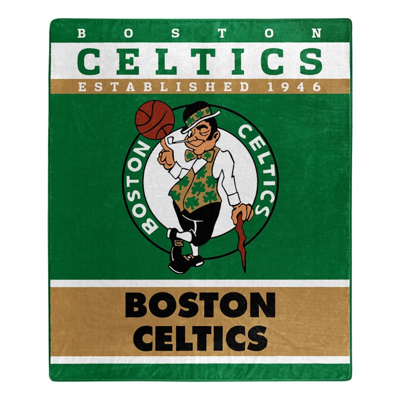 NORTHWEST NBA Polyester Raschel Throw Blanket 50X60 inch Boston Celtics