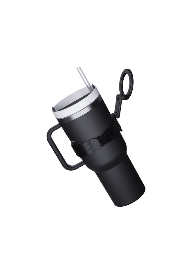 DRIP 📱 Drip Strap Magnetic Phone Mount – Black | Flexible Silicone Holder with Strong N52 Magnets 🧲, Adjustable Strap Design 🎯, Compact & Portable for Desk, Car & Travel 🚗 - Image 3