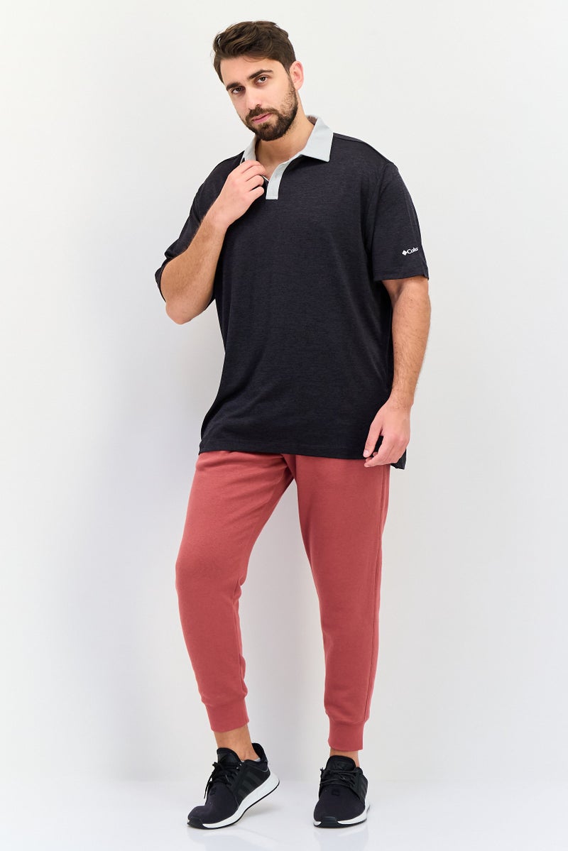 Columbia قميص بولو جولف قصير الأكمام للرجال، أسود - Image 4