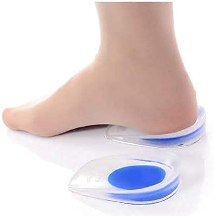 DLALA 1 Pc Silicone Heel Pad for Pain Relief – Gel Heel Cushion, Soft Reusable Foot Support, Heel Protector for Plantar Fasciitis, Cracked Heels, Men & Women - Image 2