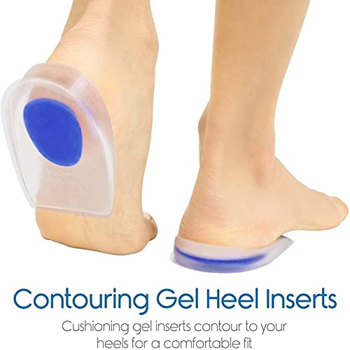 DLALA 1 Pc Silicone Heel Pad for Pain Relief – Gel Heel Cushion, Soft Reusable Foot Support, Heel Protector for Plantar Fasciitis, Cracked Heels, Men & Women - Image 4