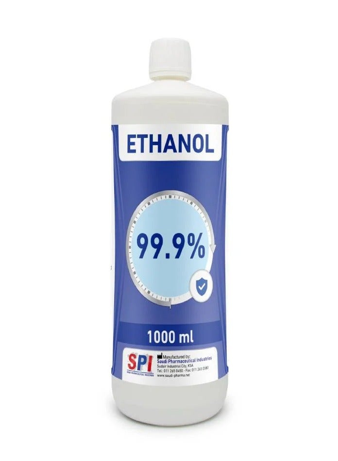إس بي أي كحول إيثانول 99.9% محلول مطهر ومعقم لليدين والأسطح والمعدات والتطهير العام - سريع الجفاف من إس بي آي (عبوة 1000 مل) - Image 2