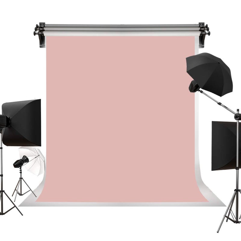 Kate 6ftX9ft Solid Light Pink Backdrop Portrait Photography Background for Photography Studio Children and Headshots Light Pink Backdrop Background