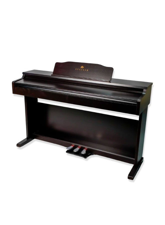 شتاينر بيانو ستاينر الرقمي DP‑250BN – بني (إصدار 2025) – 88 مفتاح بآلية المطرقة مع مقعد - Image 4