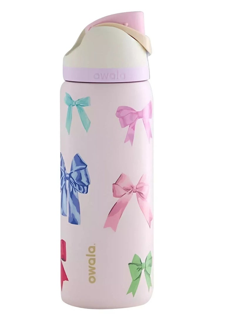 أوالا "جيرل هود" 32 أونصة، إصدار محدود، عبوة مجانية، فيونكات وردية متعددة الألوان حصرية من UO - Image 1