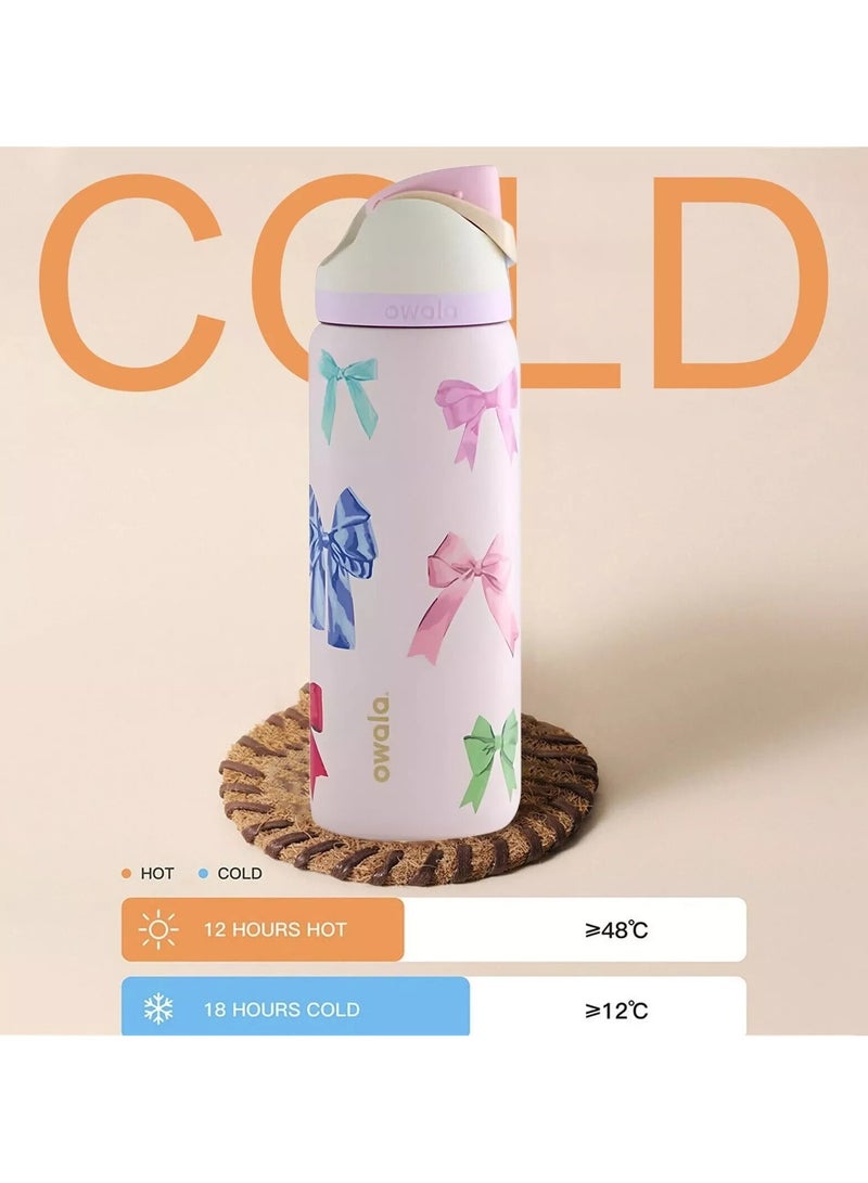 أوالا "جيرل هود" 32 أونصة، إصدار محدود، عبوة مجانية، فيونكات وردية متعددة الألوان حصرية من UO - Image 3