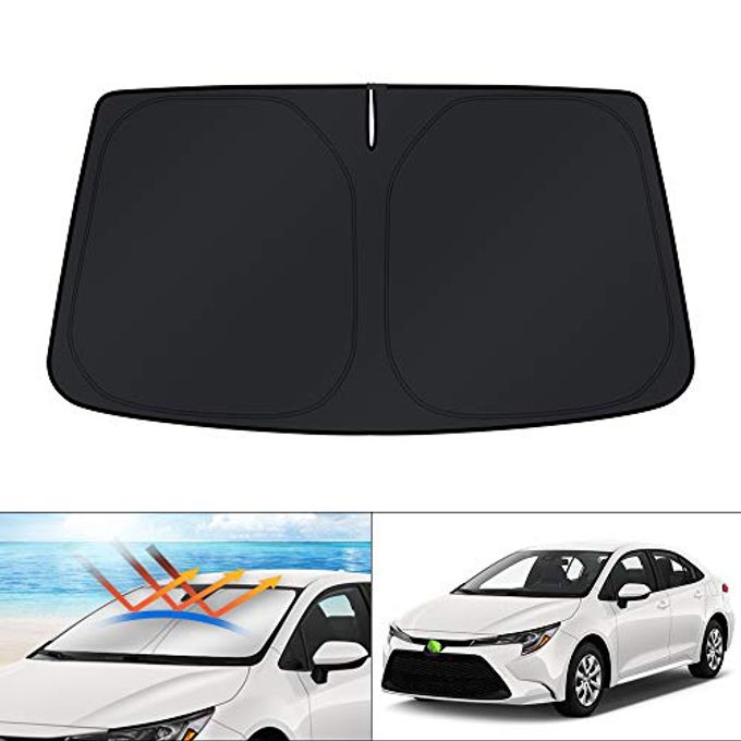 KUST Custom Fit Windshield Sun Shade For 2020-2024 2025 2026 Toyota Corolla (Not For Corolla Cross) Accessories Sunshade Sun Visor Protector Foldable Blocks Uv Rays Keep Cooler - Image 4