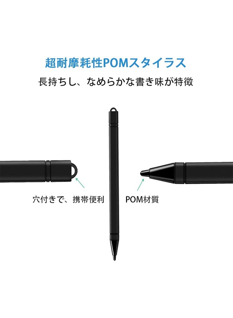 Writing Tablet, 12 Inches, Colourful Screen, Writing Board, Notes, Painting, Children's Gift, Learning, Reusable, Drawing, Portable, Tablet, Coloured (Black) - Image 5