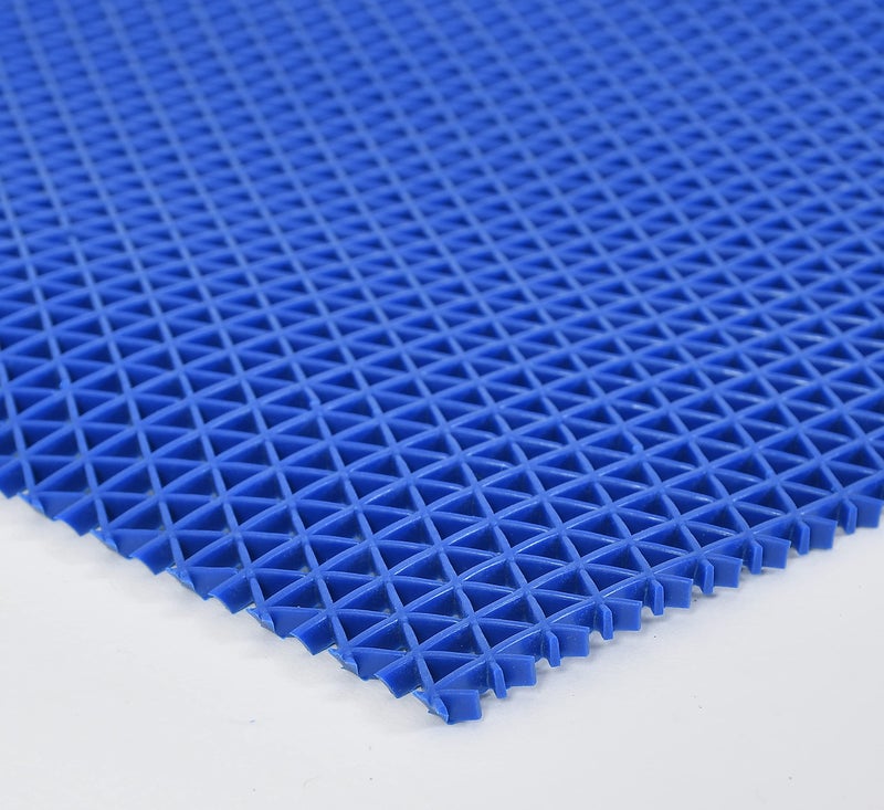 Prisha Cart Anti Skid & Multipurpose Bathroom Mat | Shower Mat | Carpet | Rugs | Rainmat | Swimming Pool Mat || (Blue, 4x6 Feet) - Image 4