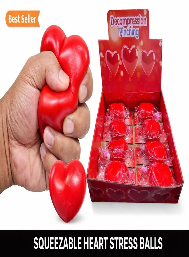 Richtots Premium Heart Squishy, Squeeze Fidget Adults Stress Relief Cute for Boys Girls Birthday Party Gifts Anxiety&Relaxation 1Piece - Image 4