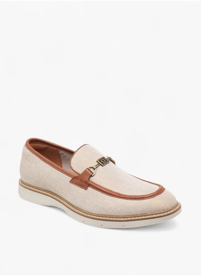 دوتشيني Men's Textured Slip-On Loafers