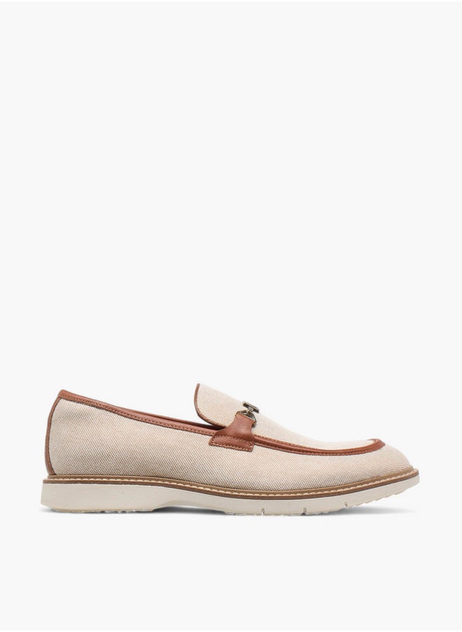 DUCHINI Men's Textured Slip-On Loafers  - Image 3