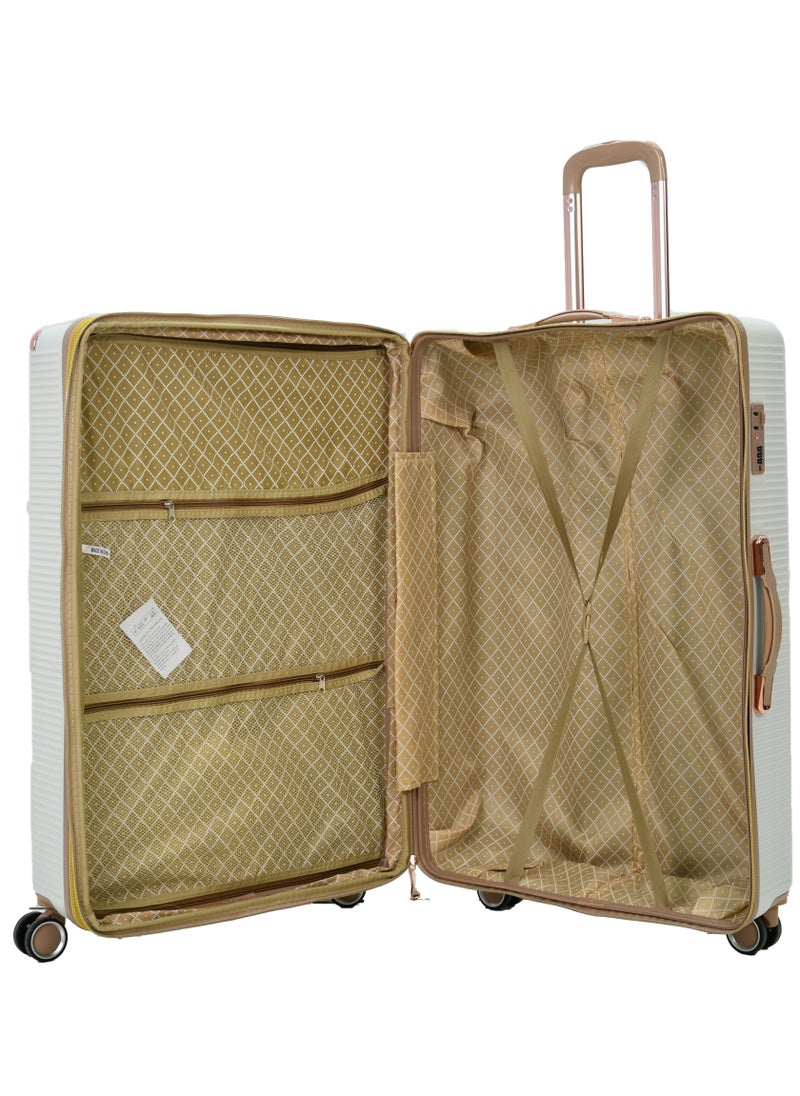 MORANO - 5-Piece Luggage Trolley Bag Set Special Beige With Khaki - Image 1