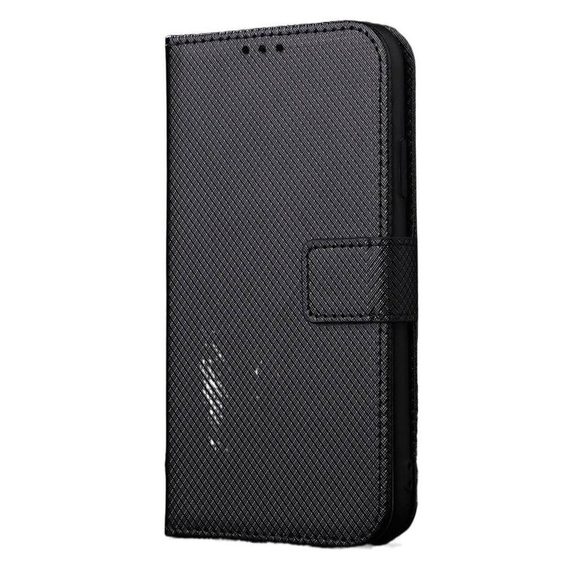 MS غطاء واقي بTPU لـ iPhone 15 / 15 Plus / 15 Pro / 15 Pro Max مع حامل بطاقات وحماية من السقوط مع مقاوم للصدمات مع حامل قائم مع ملمس الماس باللون أسود بوظيفة حامل من مادة TPU باللون. - Image 1