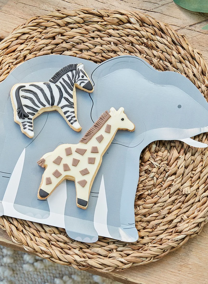 Ginger Ray Elephant Paper Plates