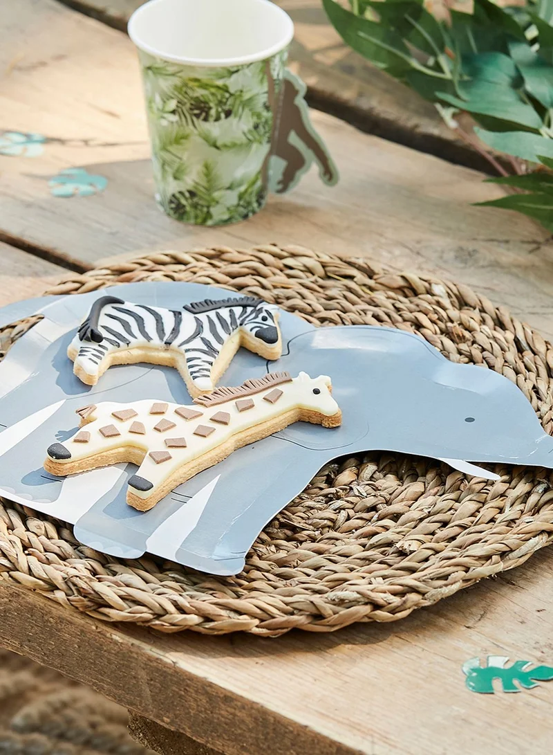 Ginger Ray Elephant Paper Plates
