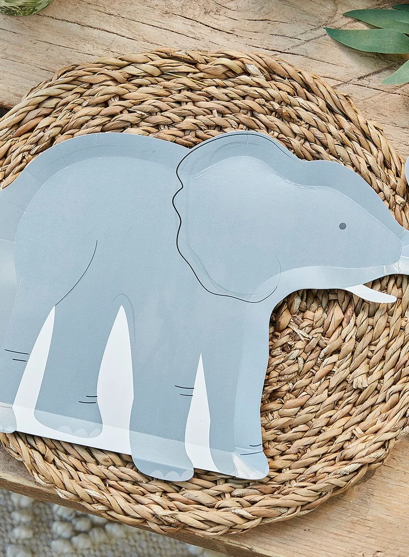 Ginger Ray Elephant Paper Plates