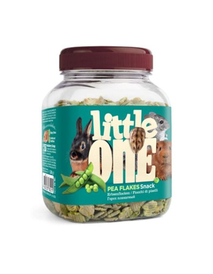 Little One™ Pea Flakes Snack for Rabbits and Rodents 230g – Natural Fiber-Rich Treat