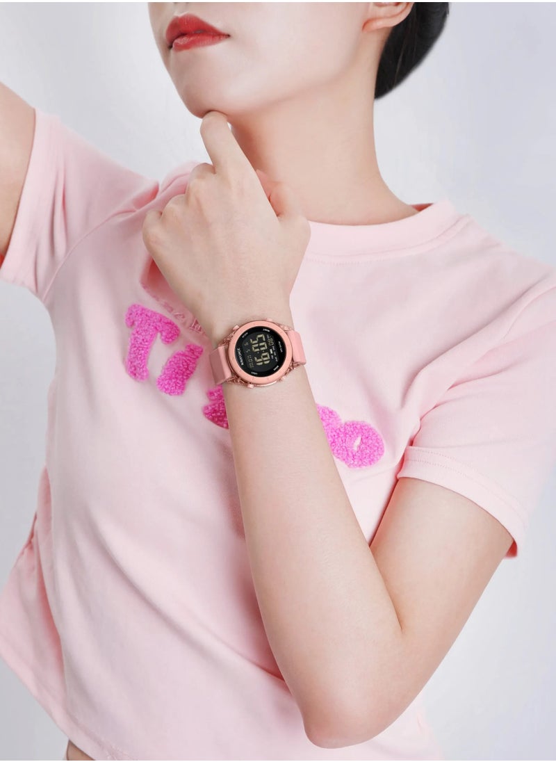 NAVIFORCE - New Naviforce Watch NF-7108 Women's Fashion Watch, Stylish Digits Watch with Silicon Strap for Women - Image 1