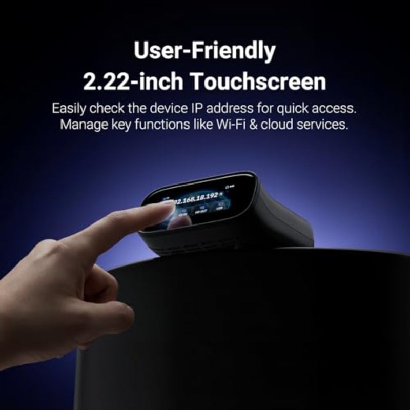 KVM عن بعد عبر شبكة Wi-Fi للتعافي من الكوارث في المنزل ومتخصصي تكنولوجيا المعلومات: شبكة Wi-Fi 6 مزدوجة النطاق، عبور 4K@30FPS، صوت ثنائي الاتجاه، شاشة لمس 2.22 بوصة، eMMC سعة 32 جيجابايت، دعم Tailscale - Image 5