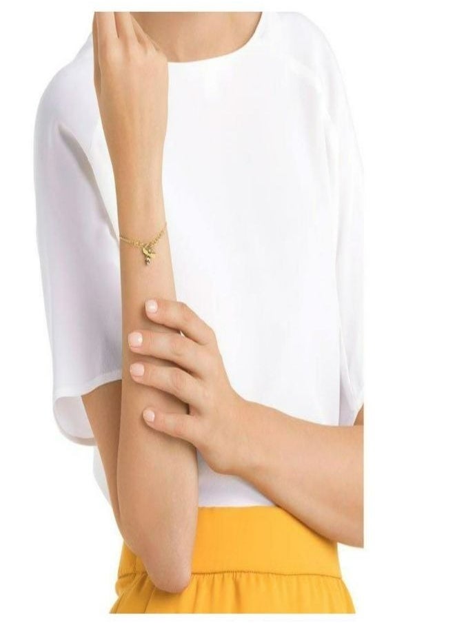 Generic - Gold Plated Round Bee Bracelet - Image 1