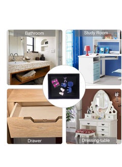 SHARMA PLASTICS SHARMA PLASTICS Acrylic Vanity Tray Organizer Remote Control Tray Sturdy Square Nightstand Dresser Bathroom Organizer Clear 8 X 12  - Image 3
