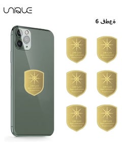 Cell Phone EMF Protection Blocker, 6Pcs Anti 5G Radiation Shield Sticker, Radiation Neutralizers for iPhone iPad, EMF Blocker for All Electronics, for Mobile, Computer, Radio, Laptop, Tablet PC