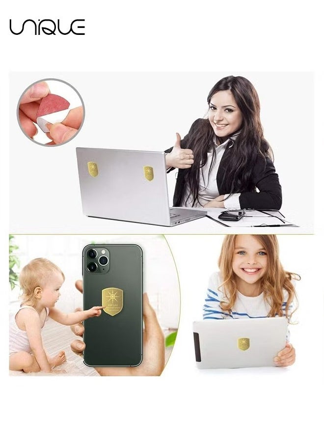 Unique - Cell Phone EMF Protection Blocker, 6Pcs Anti 5G Radiation Shield Sticker, Radiation Neutralizers for iPhone iPad, EMF Blocker for All Electronics, for Mobile, Computer, Radio, Laptop, Tablet PC - Image 1