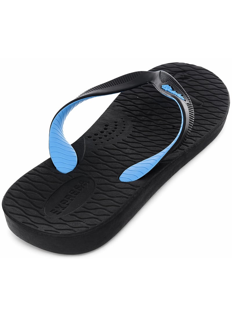 EXPRESS Wave Slipper - Black × Blue - Image 1