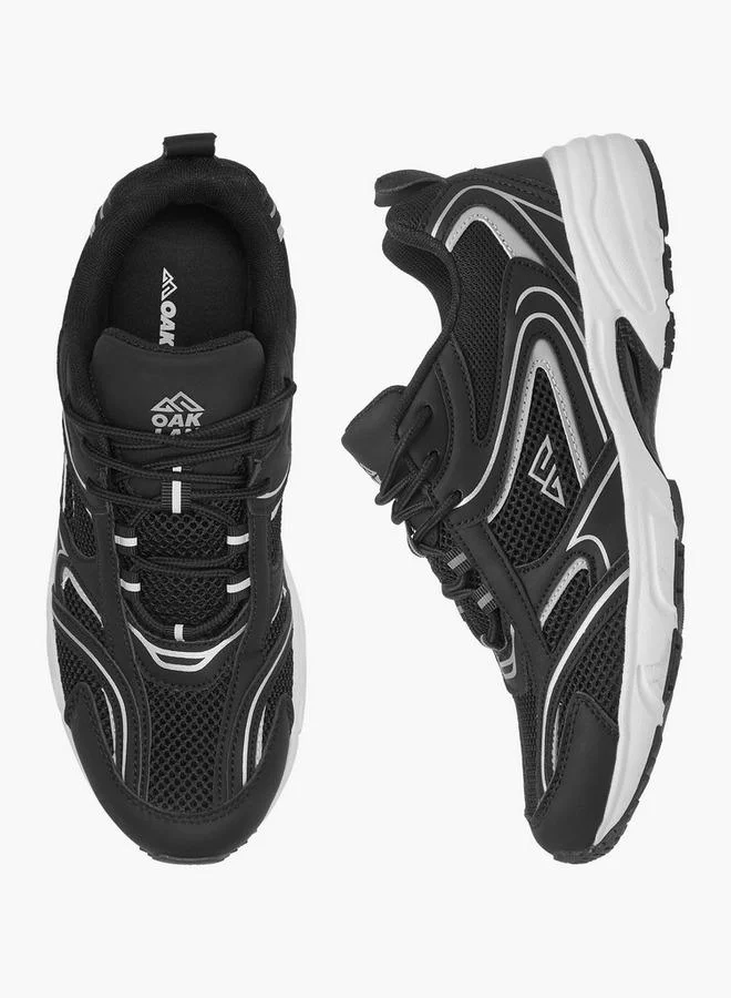 Oaklan by Shoexpress Women's Panelled Lace-Up Sports Shoes