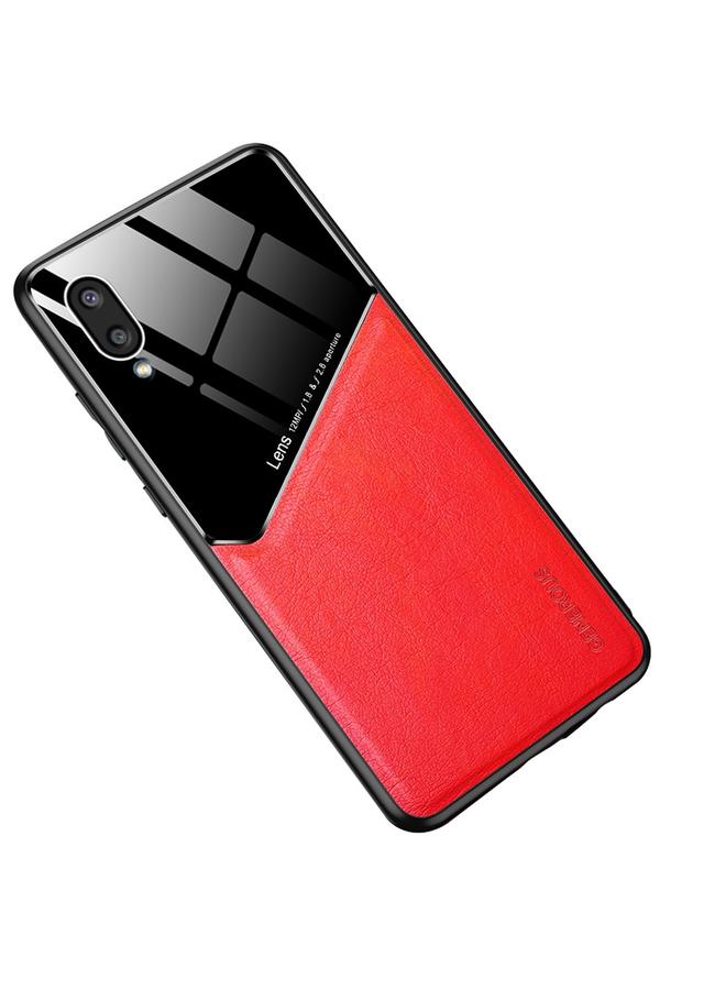 اس-توب جراب لهاتف Samsung Galaxy A02 مصنوع من الجلد العضوي والزجاجي مع صفيحة حديد معدنية - Image 1