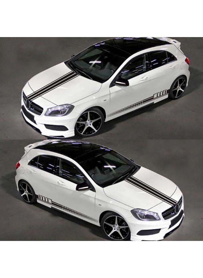 NIBEMINENT 5-Piece Stripes Car Body Decal - Image 4