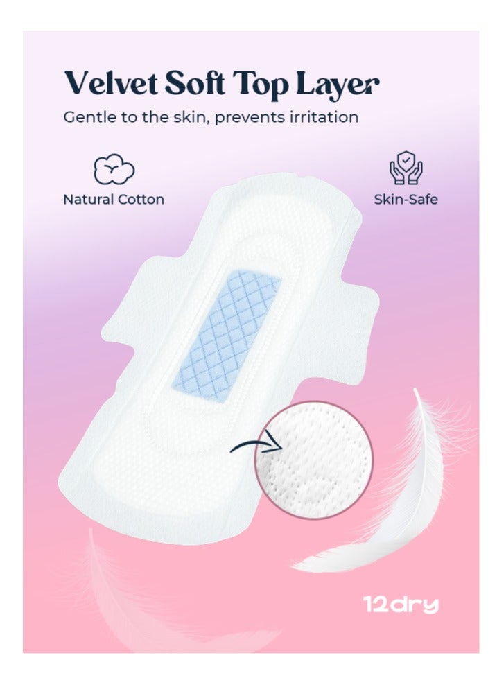 12dry Ultra-Thin Sanitary Pads, 3 Packs × 10 (Total 30 Pads, 245mm) – Super Absorbent, Leak-Proof, Odor & Bacteria Protection, Soft & Breathable with AirCool Technology, FDA & FSC Certified - Image 4