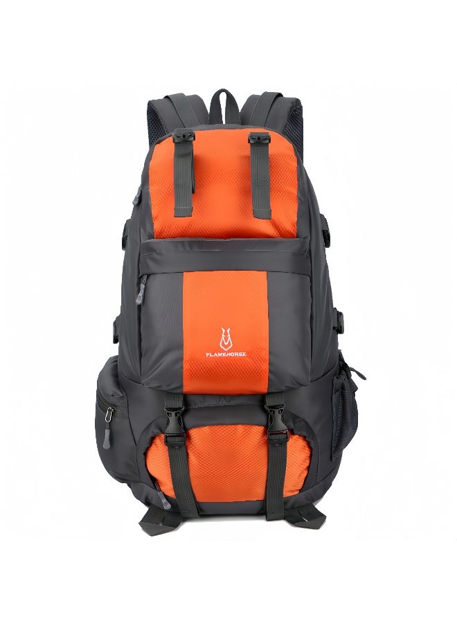 FLAMEHORSE New Mountaineering Bag Outdoor Men's And Women's Backpack 50L Large Capacity Travel Backpack Waterproof Backpack - Image 1