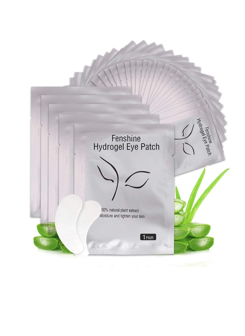 fenshine Fenshine 200 Pairs Eyelash Extension Eye Pads Lint Free Hydrogel Eye Patches Professional Under Eye Gel Pads for Lash Extensions Supplies  - Image 1