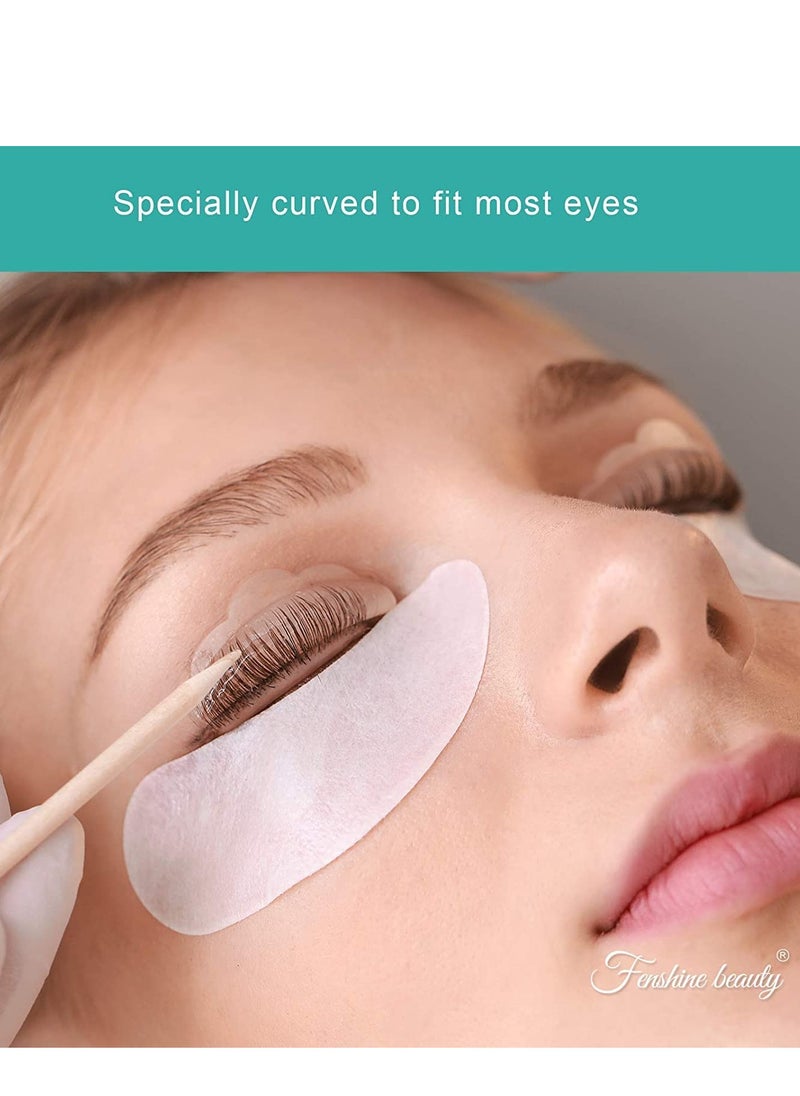 fenshine Fenshine 200 Pairs Eyelash Extension Eye Pads Lint Free Hydrogel Eye Patches Professional Under Eye Gel Pads for Lash Extensions Supplies  - Image 4
