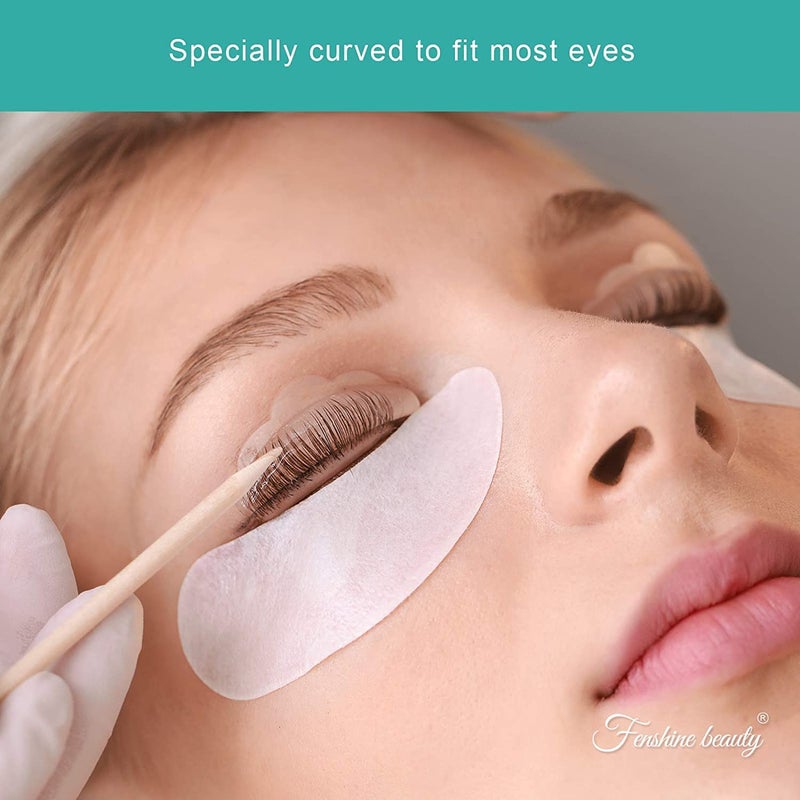 fenshine 200 Pairs Eyelash Extension Eye Pads Lint Free Hydrogel Eye Patches Professional Under Eye Gel Pads for Lash Extensions Supplies - Image 4