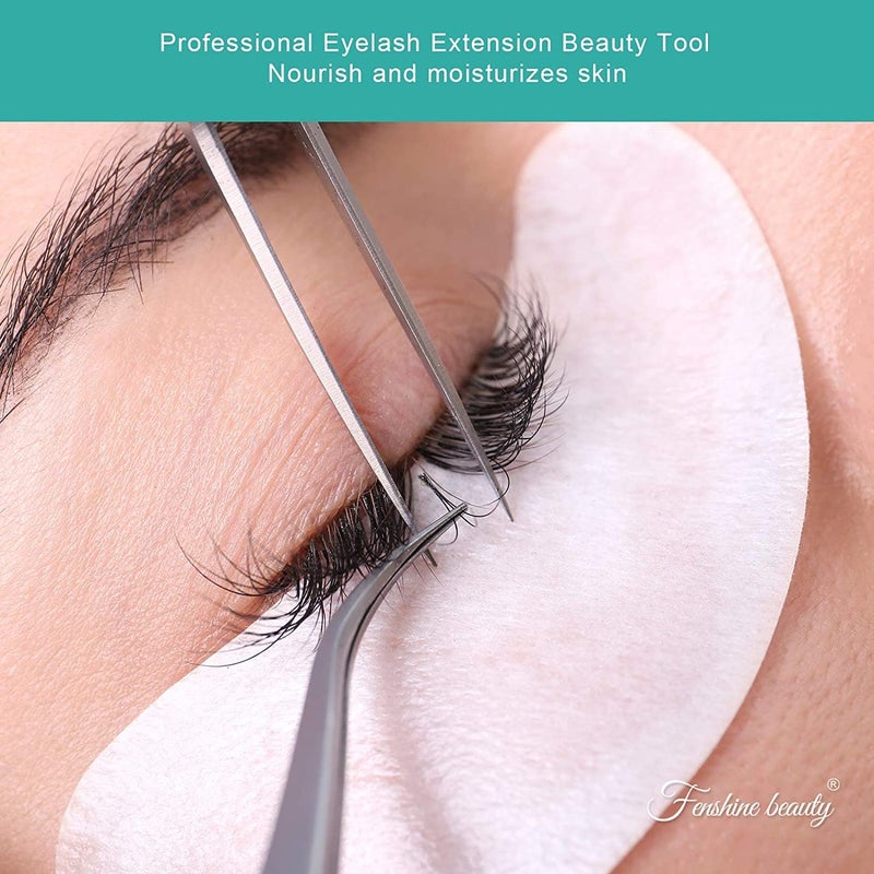 fenshine 200 Pairs Eyelash Extension Eye Pads Lint Free Hydrogel Eye Patches Professional Under Eye Gel Pads for Lash Extensions Supplies - Image 3