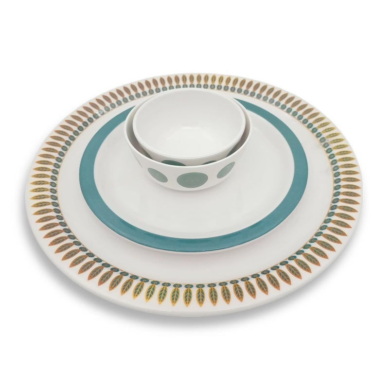 SUPERWARE | Food Grade Melamine | Dinner Set - Amelia (24 pcs.) | Stain Free, Glazed - Image 2