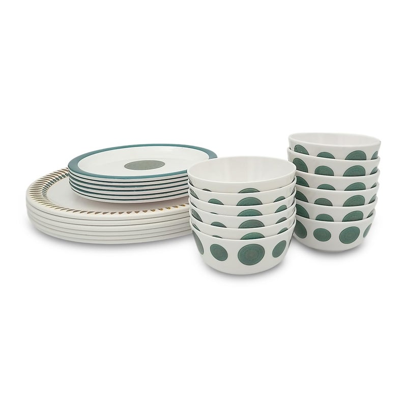 SUPERWARE | Food Grade Melamine | Dinner Set - Amelia (24 pcs.) | Stain Free, Glazed - Image 4
