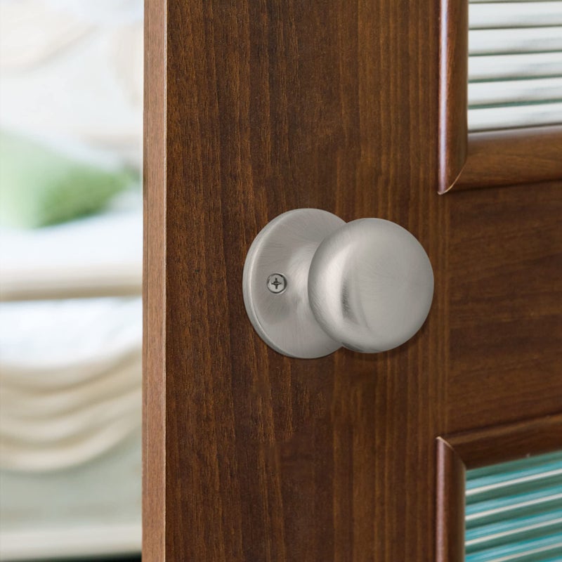 Design House 753293 Cambridge Dummy Door Knob, Satin Nickel - Image 4