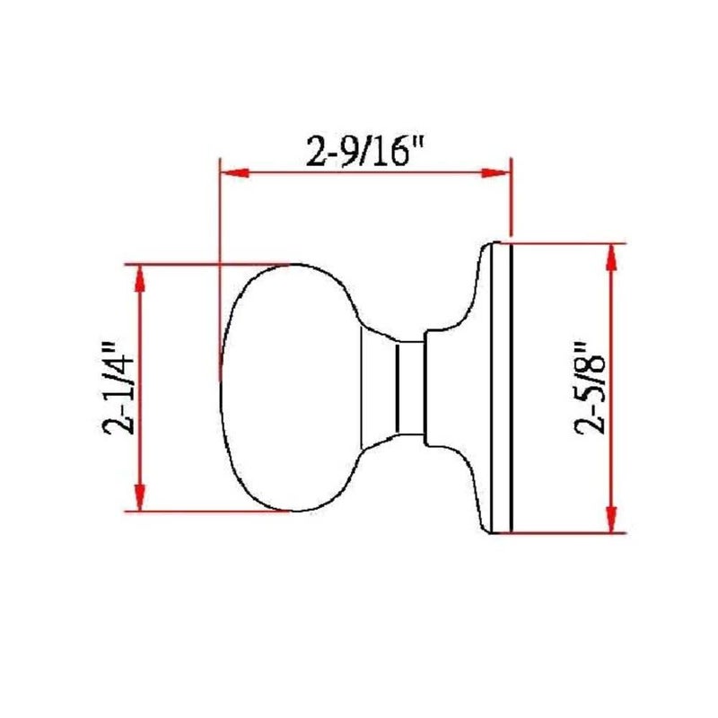 Design House 753293 Cambridge Dummy Door Knob, Satin Nickel - Image 2
