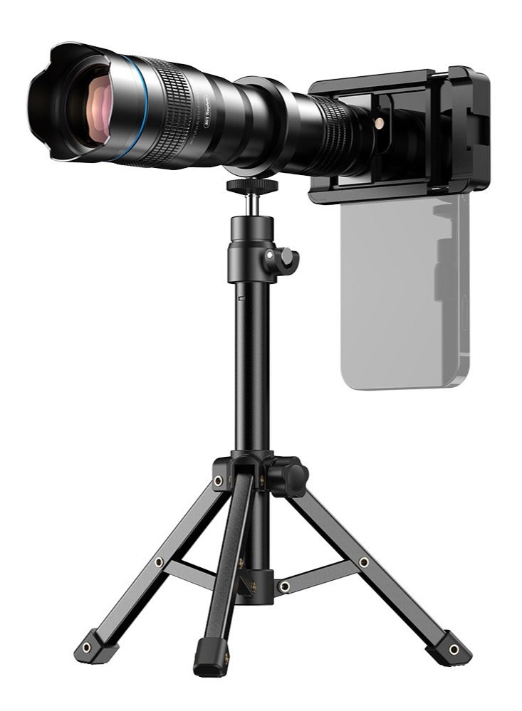 APEXEL Mobile Phone 36X Telephoto Lens Kit with Metal Tripod Universal Phone Clip Lens Bag for Hiking Camping Wildlife Observation Moon Sports Game Concert Watching Compatible with iPhone 14/13/12/11 Huawei - Image 3