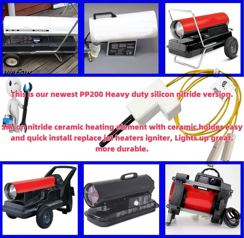 Viefow PP200SC PP200 HA1000 Hot Surface Igniter for Desa Reddy Master Heater HSI PP200 71-052-0700 - Image 4