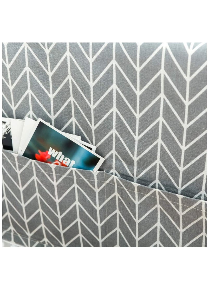Generic Washing Machine Dustproof Cover, 55cm × 130cm Anti-Stain Waterproof Washer and Dryer Protection Covers for The Top, Anti-Slip Refrigerator Fridge Dust Cover with Storage Bag (1pcs)  - Image 4