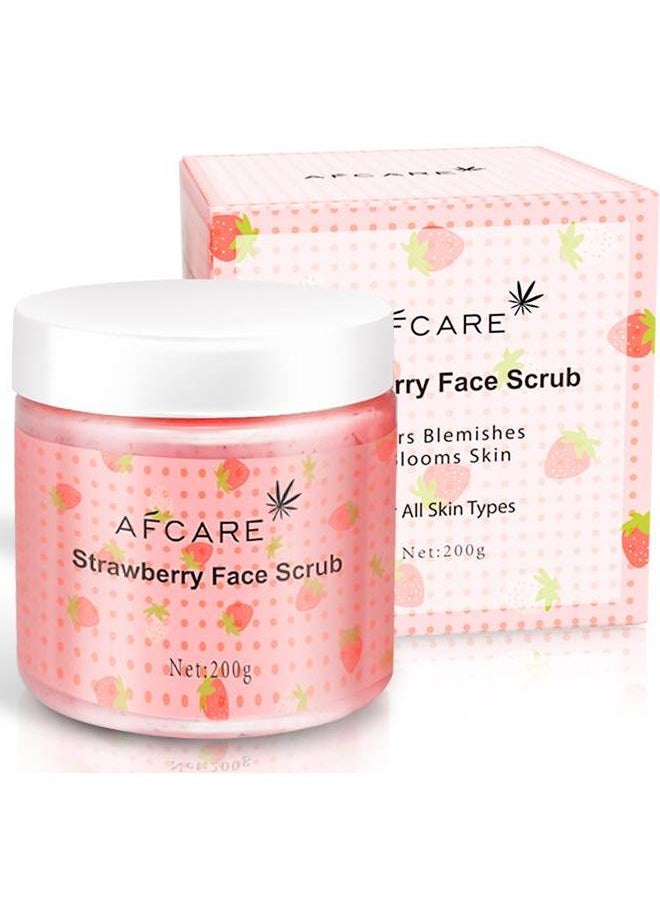 AFCARE strawberry face scrub 200g  - Image 1