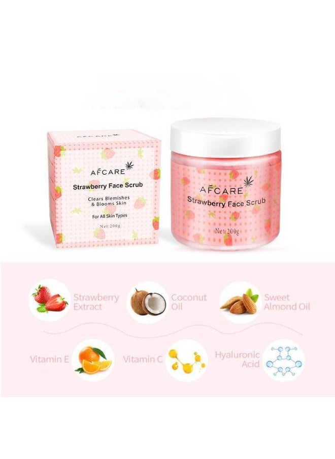 AFCARE strawberry face scrub 200g  - Image 4